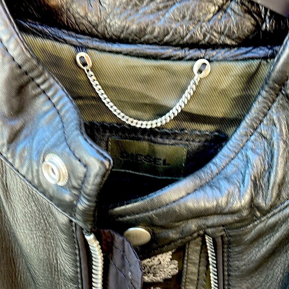 Diesel leather jacket - Picture 7 of 14